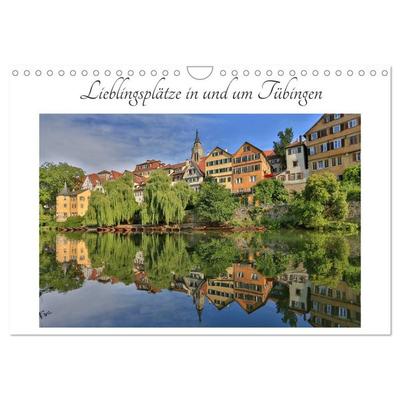 Lieblingsplätze in und um Tübingen (Wandkalender 2026 DIN A4 quer), CALVENDO Monatskalender