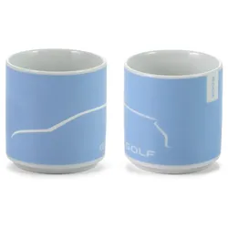 Volkswagen Becher 250ml hellblau/weiß Golf Kollektion 5HG069601D