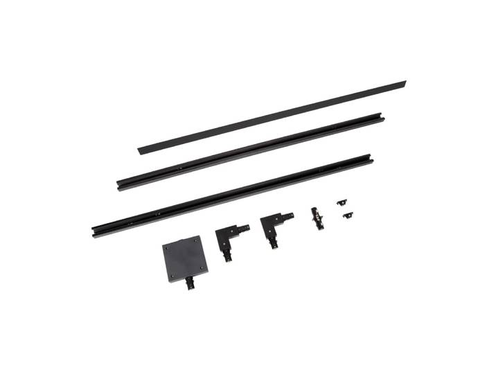 Starterset railverlichting Track 1-fase zwart Lucide - 09950/00/30