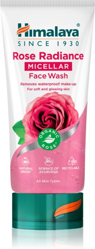 Himalaya Herbals Rose Radiance Micellar gel nettoyant visage 150 ml