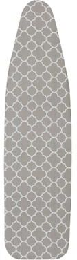 Household Essentials Standard Cover and Pad, Gray Trellis