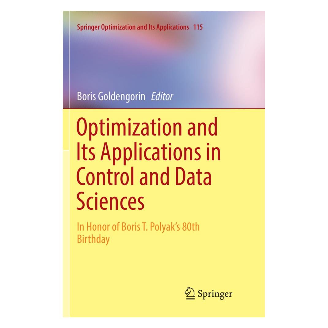 Springer Optimization and Its Applications in Control and Data Sciences (Englisch, Softcover, Boris Goldengorin) (56003785)