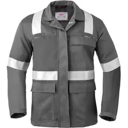 Multinorm Langjacke "3256" 5safety - 54 - dunkelgrau