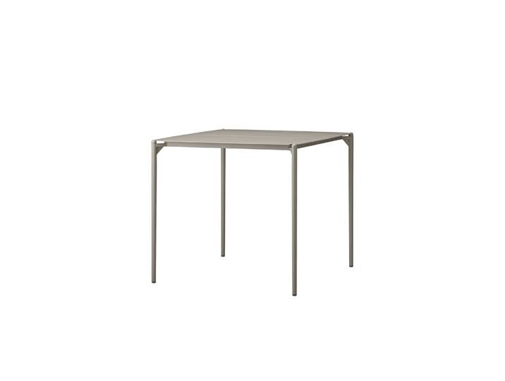 AYTM - Table carrée Novo - Beige - Aluminium thermolaqué - Designer Rasmus Falkenberg