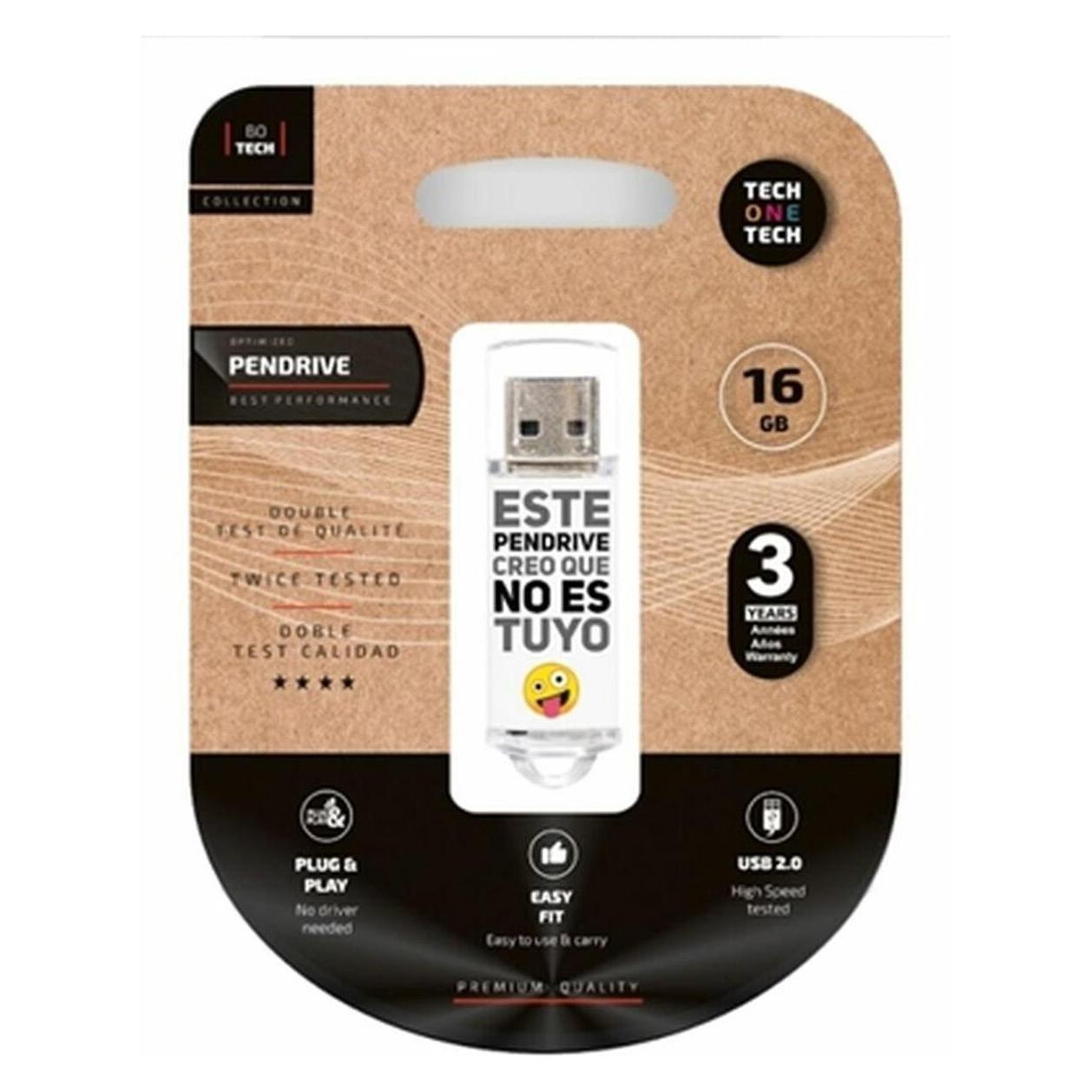Tech One Tech USB Pendrive TEC4007 16 GB (16 GB, USB-A) (45263846)