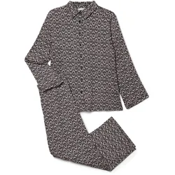 Tchibo - Web-Pyjama - Damen - Gr. 36 - weiß