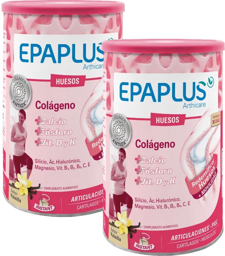 Epaplus Pack Arthicare Huesos Colágeno Antiox Vainilla 2 X388 g