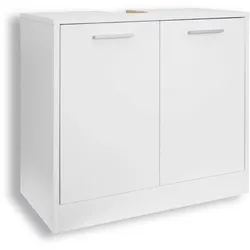 Stabilo Sanitär Waschbeckenunterschrank Weiß Zweitürig 60 cm breite