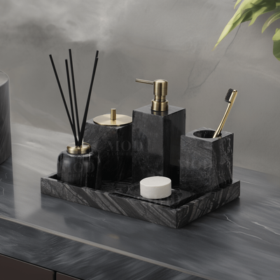 Timber Vein Marble Bath Set   Default Title   MOD LIGHTING