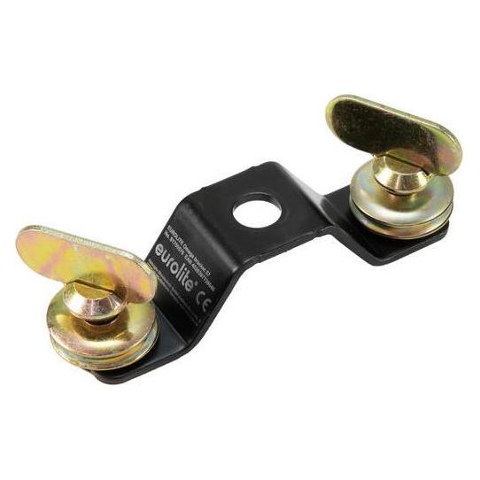 Eurolite Omega-Bügel 57 Montagehalterung für Moving Heads, 3 mm Stahl, 11 x 3 x 4,7 cm (51786576)