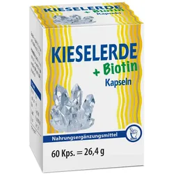 KIESELERDE+BIOTIN Kapseln 60 St Kapseln