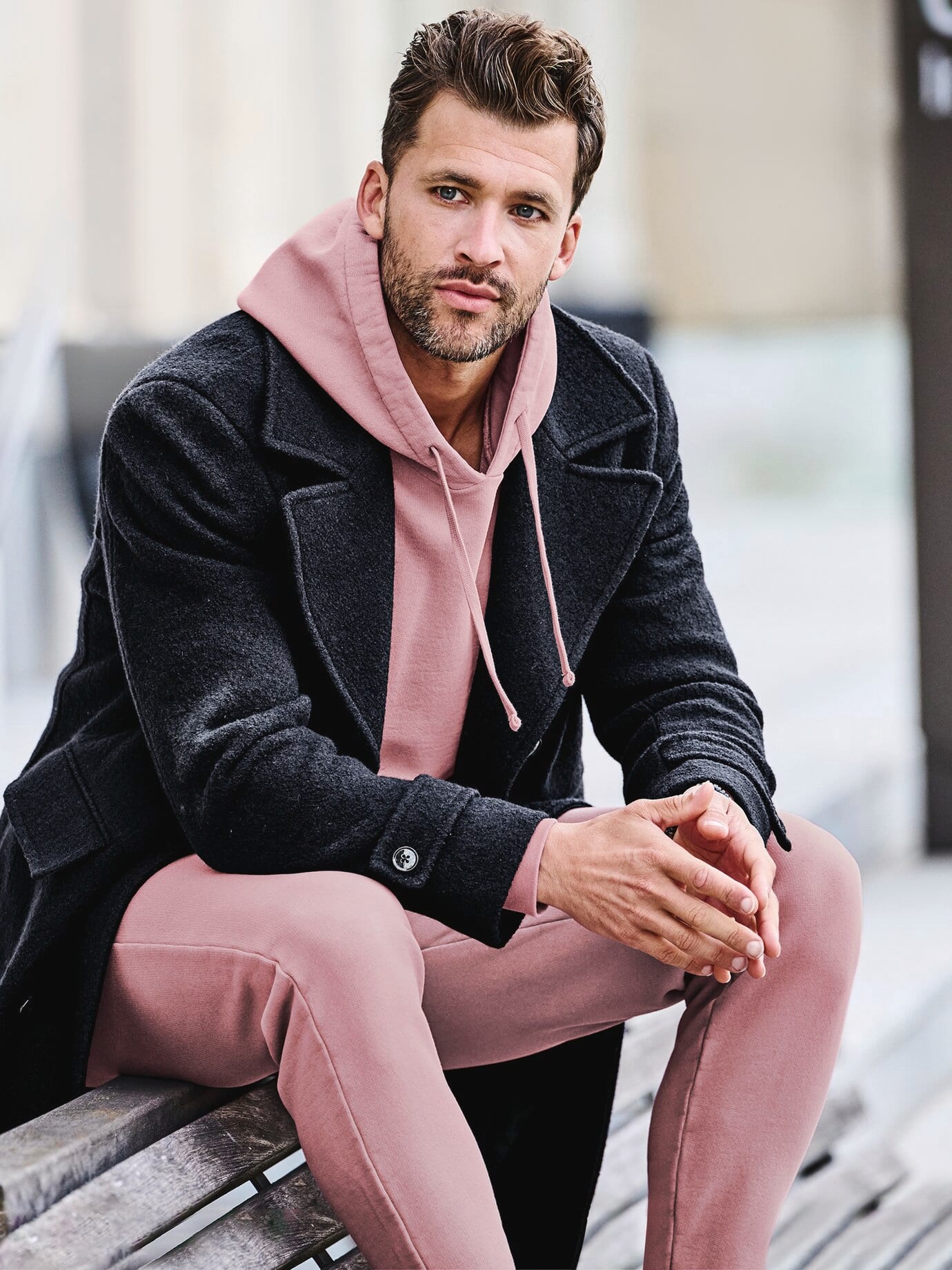 Mey & Edlich Street-Lounge-Pants Rosa L