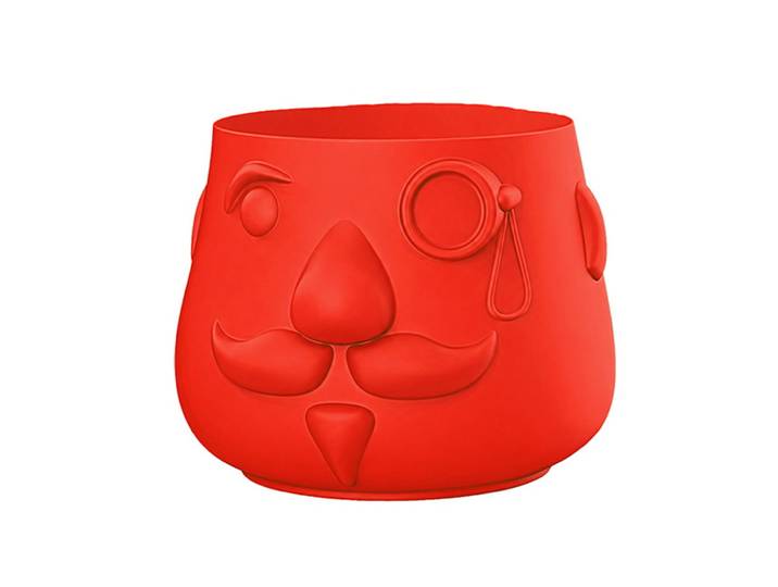 SLIDE pot de fleurs TOGETHER POT (Rouge - Polyéthylène)