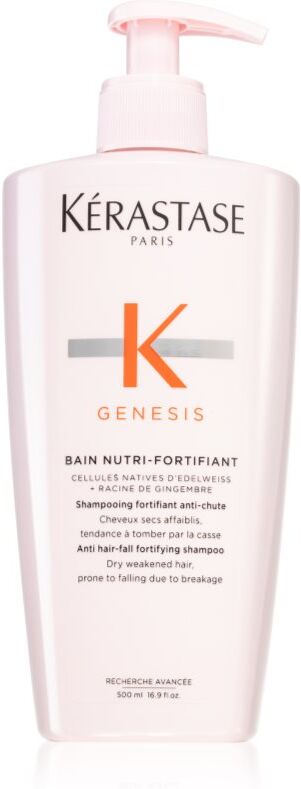 Kérastase Genesis Bain Nutri-Fortifiant feuchtigkeitsspendendes und revitalisierendes Shampoo gegen Haarausfall 500 ml