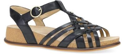 Women's Christa Black Sandal by Dansko in Black (Size 42 M)