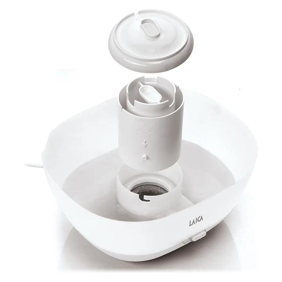 Laica HEATED HUMIDIFIER THROUGH A HEATER AND SCENT DIFFUSER 1,8L 7,5 HOURS 200W WHITE HI3030 (55 m²) (HI3030)