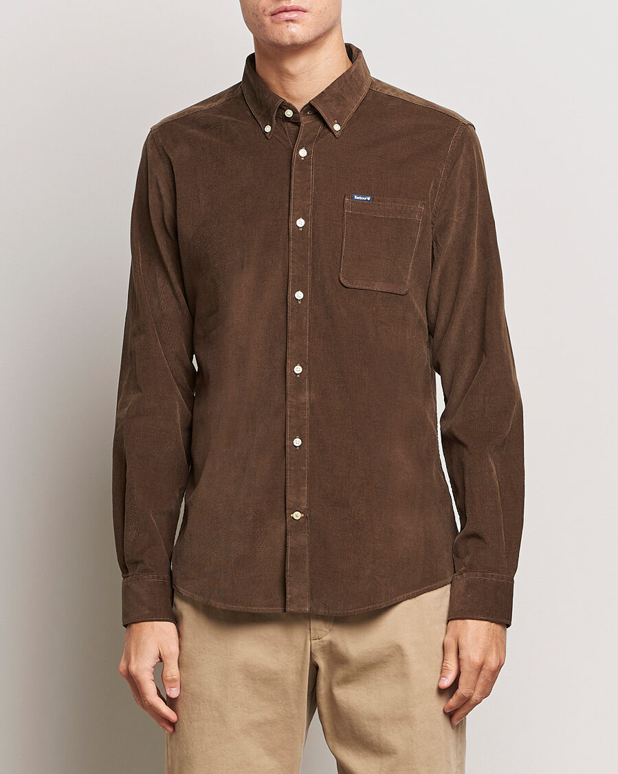 Barbour Lifestyle Ramsey Corduroy Shirt Brown men XL Brun