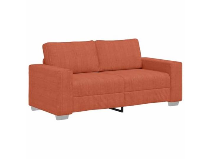 Todiikf Zweisitzer-Sofa Cordstoff Couch 180x77x82 cm Rot-Orange Bequeme Polsterbank mit weichem Cordbezug und stabiler Metall-Sperrholz-Konstruktion für Wohnzimmer und Empfangsbereich.