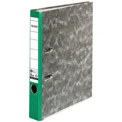 Falken, Recycling-Wolkenmarmor-Ordner A4, farbiger Rücken 50mm