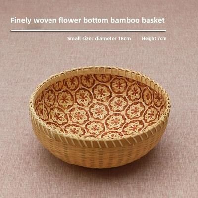 Uplifted Finds Professional Hand Woven Bamboo Storage Baskets Rustic Decor For Home And Kitchen s