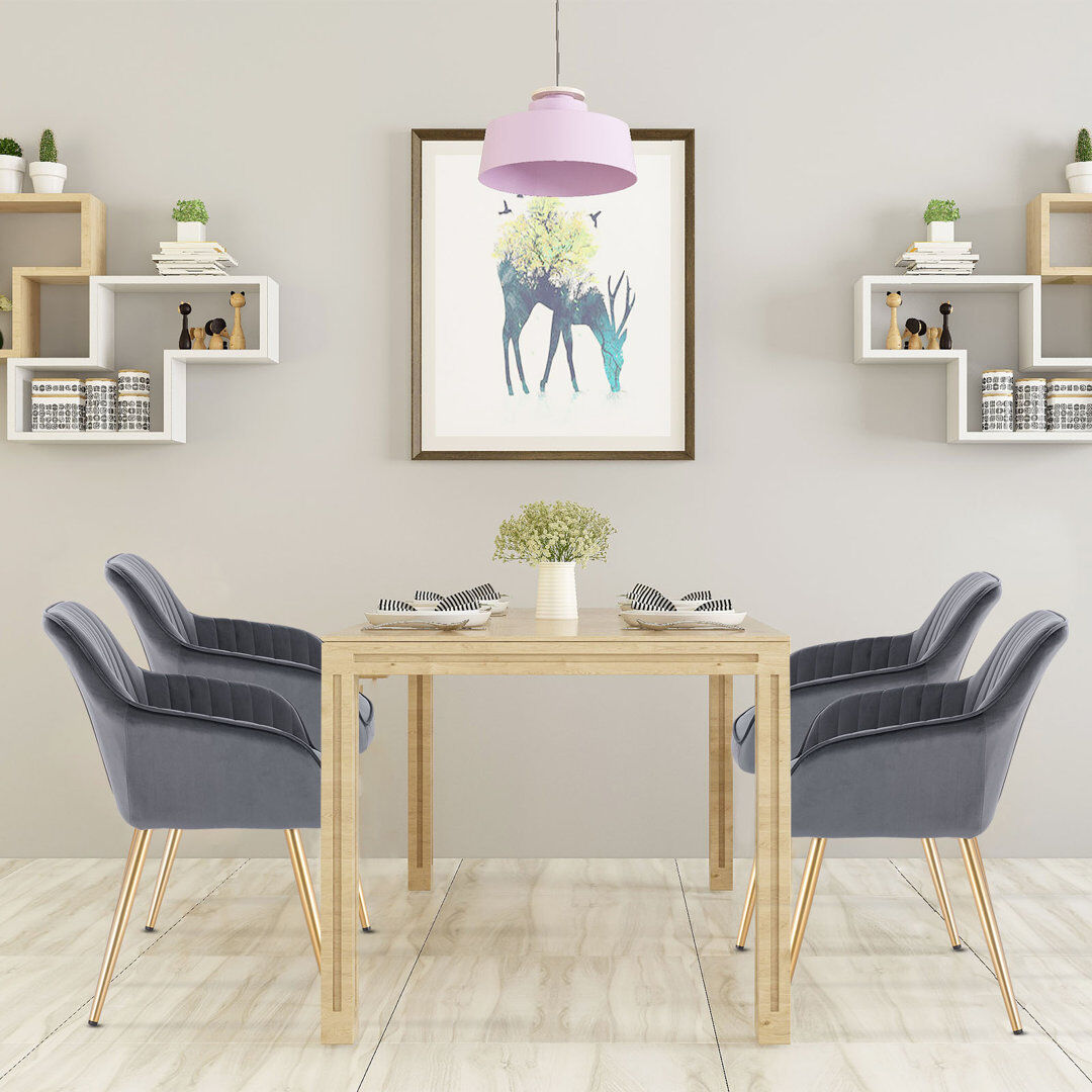 Fairmont Park Pelham Upholstered Chair Dark Grey 81cm H X 55cm W X 51cm D
