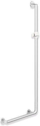 Hewi System 900 angulaire System 900 avec support de douche 900.33.2S1XA98 300-850 x 600-1250 mm, support de douche blanc de signalisation, version gauche