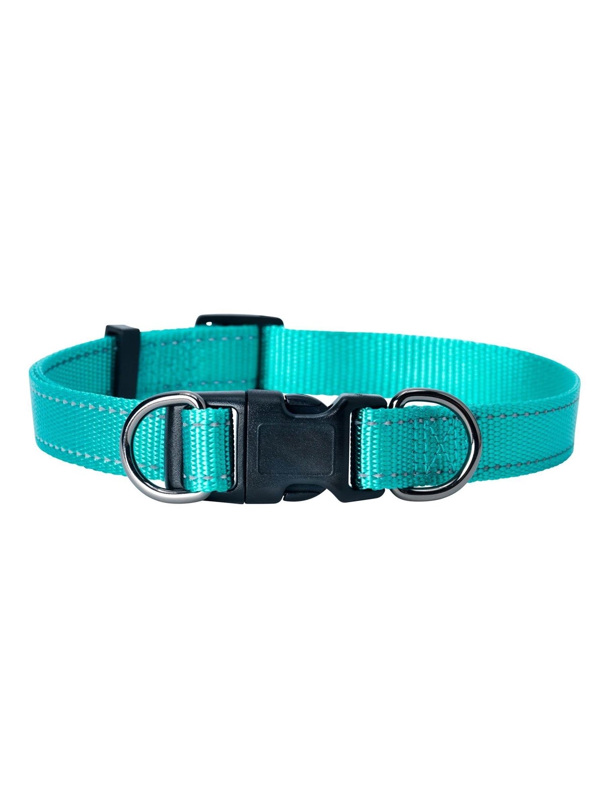 Dogman Nylon Hundehalsband Iris Türkis Groß 20mmx35-60cm