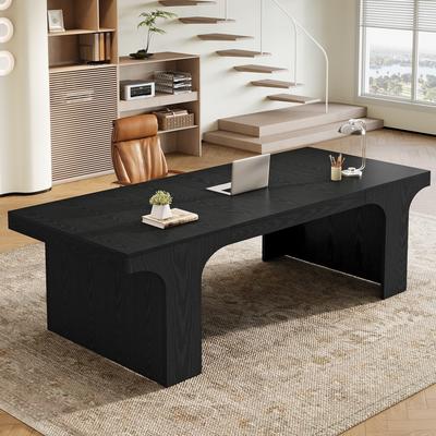 OEM "70.9"" Executive Desk, Large Wood Computer Office Desk, Writing Table Business Workspace Home Office Accent Desk"