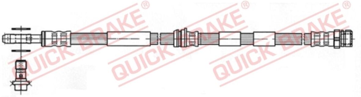 Bremsschlauch QUICK BRAKE 59.975X
