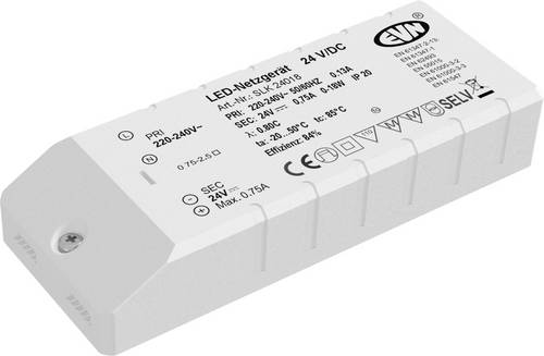 EVN LED-Betriebsgerät 24V 5-18W IP20 ws.