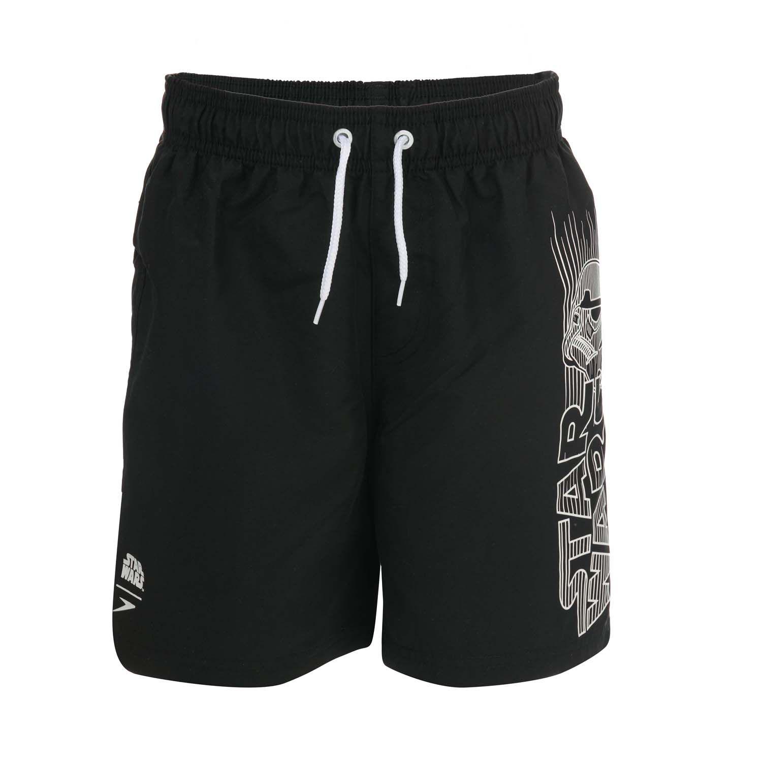 Speedo jongenszwemshort Star Wars voor baby's in zwart-wit