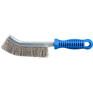 PFERD-TOOLS Drahtbürste 43698003, Handbürste 265 mm, 1-reihig, mit gewellten Borsten aus Edelstahl