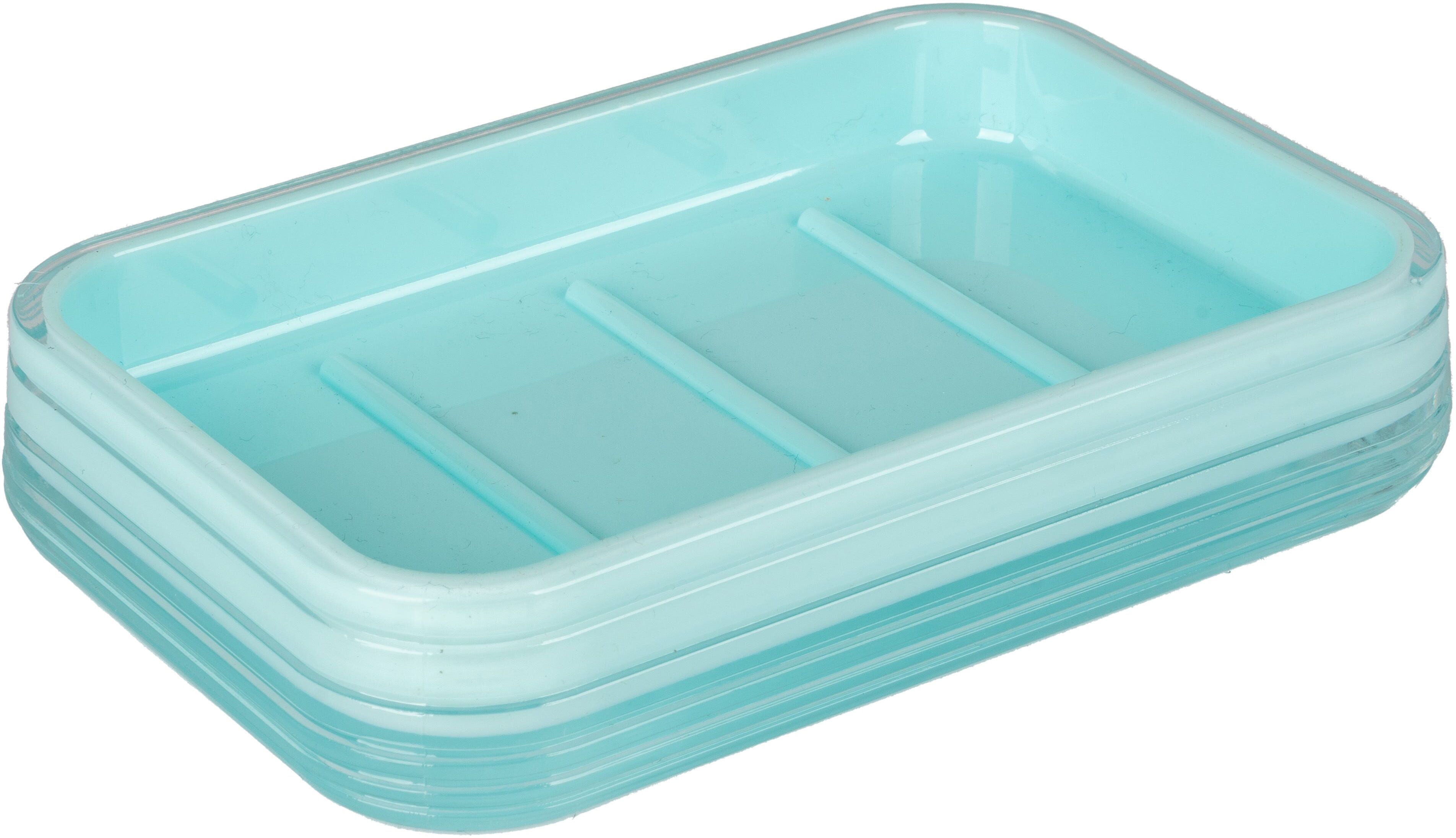Tecnomat PORTASAPONE SERIE MAYA IN PLASTICA COLORE AZZURRO