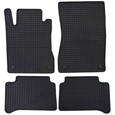 PETEX Fußmattensatz schwarz - vorbereitet für Befestigungssystem 44110