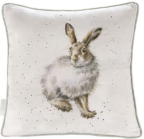 Wrendale Designs Winter Hare Square Cushion