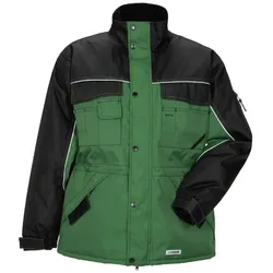 Winter Parka "DUST" Outdoor - XL - farngrün/schwarz