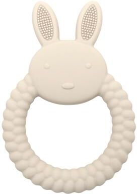 Tiny Tots Teens Trends BPA Free Cartoon Rabbit, Baby Teether Silicone Toy, Health Molar Chewing, Nursing Teething Gifts Baby 005 Beach Sand
