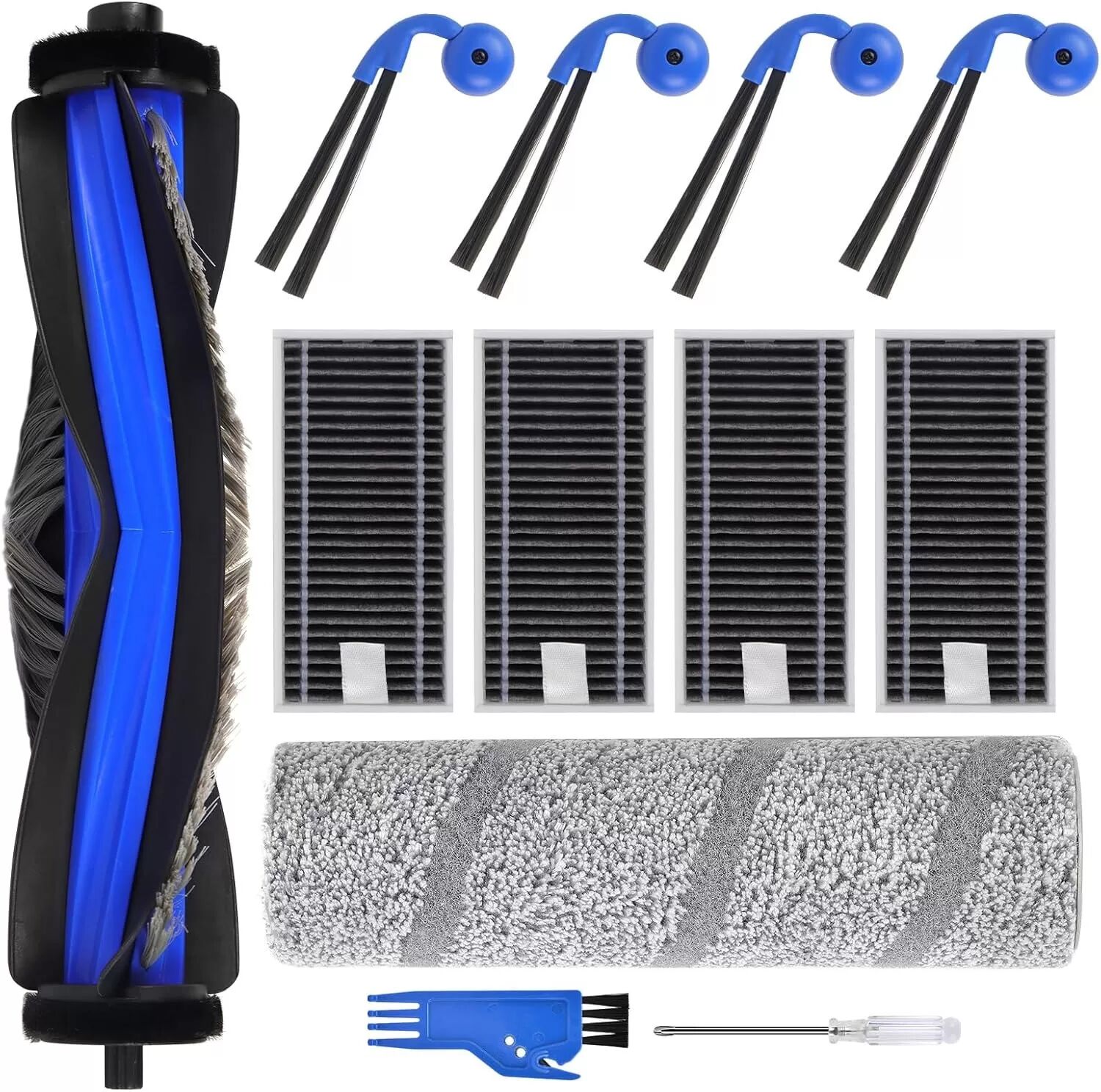 INF Ersatzteil-Zubehörset kompatibel mit Ecovacs X11 OMNICYCLONE / X11 PRO Omni Staubsauger
