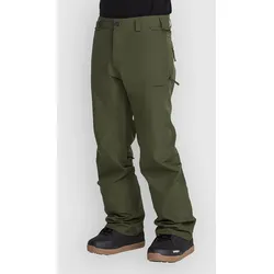 Volcom Freakin Snow Chino Hose dark green Gr. S