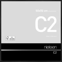 Bilderrahmen C2 50 x cm Aluminium Schwarz
