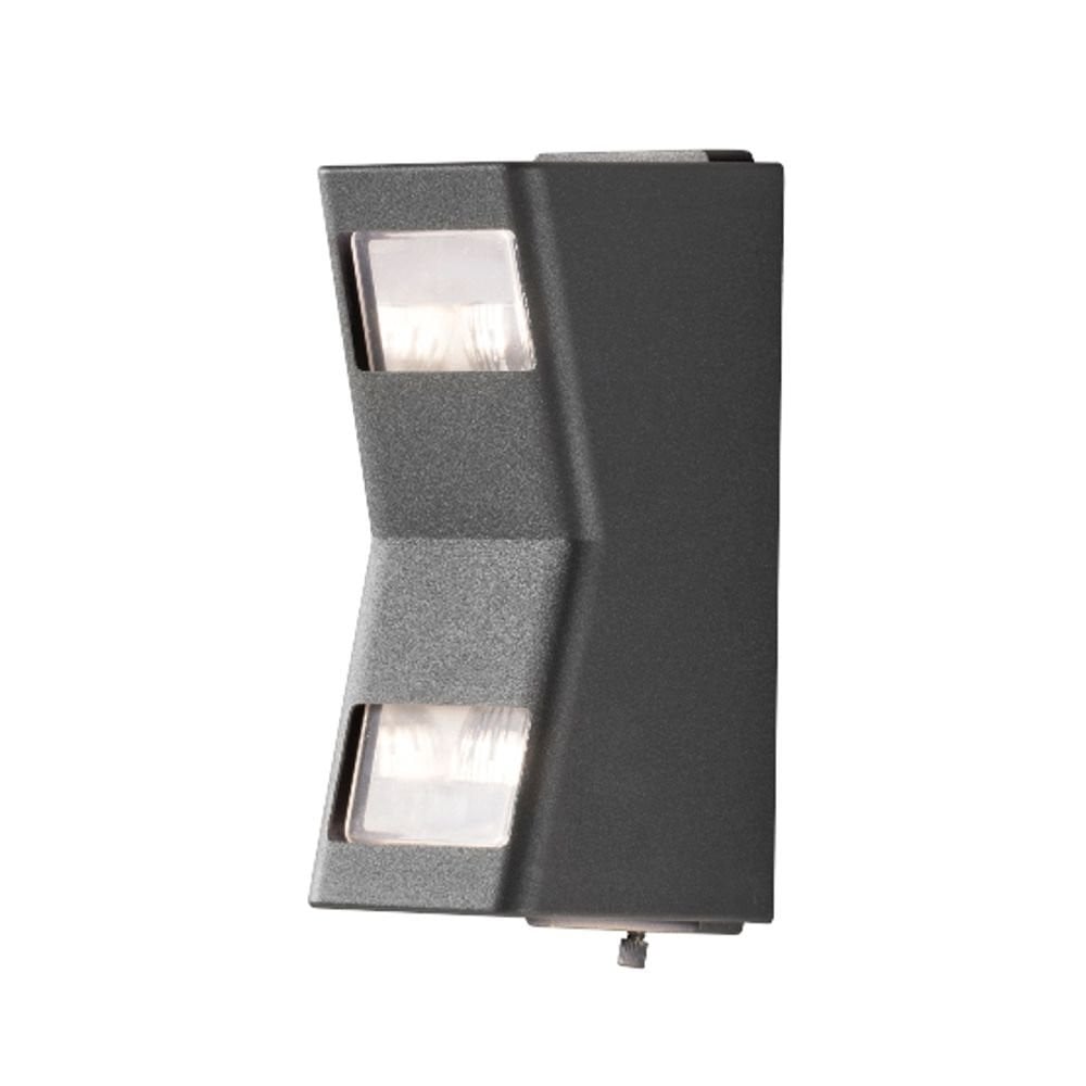 Konstsmide Potenza Up-Down-Front Muurlamp Antraciet