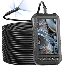 VEVOR Endoskopkamera Inspektionskamera 1080P Rohrkamera 15m Kabel 12,7 cm Display