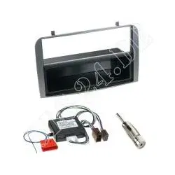 Autoradio 1-DIN Einbaurahmen Radioblende+Adapter Einbauset für Alfa Romeo 147...