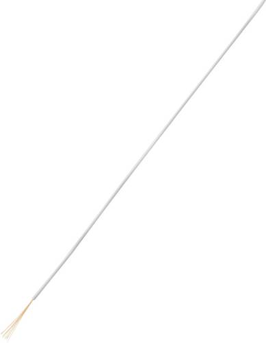 TRU COMPONENTS 1572452 Litze LiFY 1 x 0.05mm² Weiß 10m