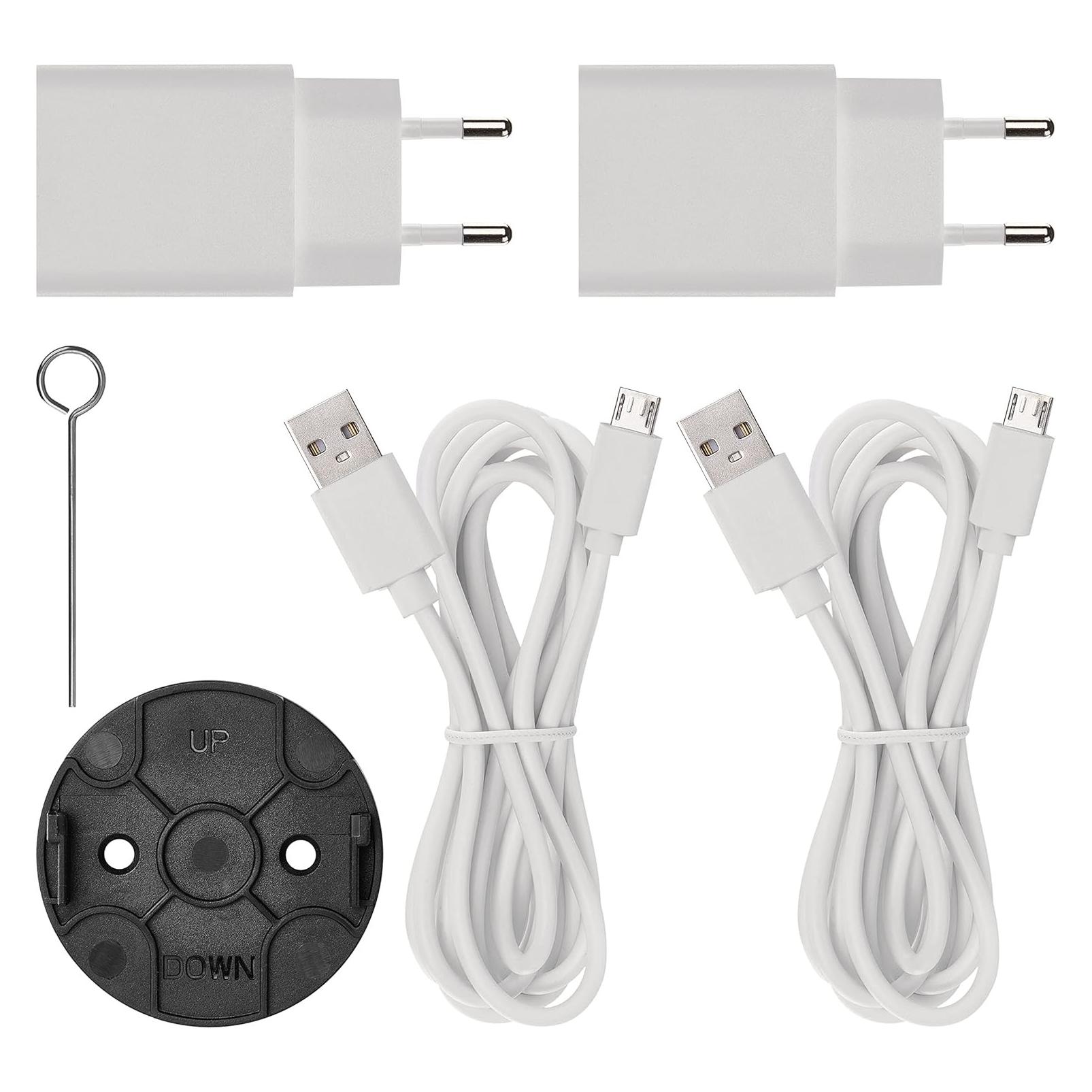 Emos GoSmart Rotierende Baby Kamera IP-500 GUARD mit Monitor und WiFi (Babyphone mit Kamera, 10 m) (3024040520)