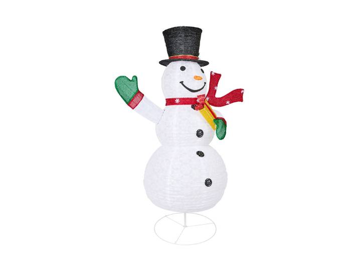 LED Schneemann 175cm mit Schal Ip55