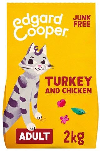 Edgard & Cooper Edgard &amp; Cooper - Pienso para gatos adultos Edgard &amp; Cooper pavo y pollo sin cereales.  (2 Kg)