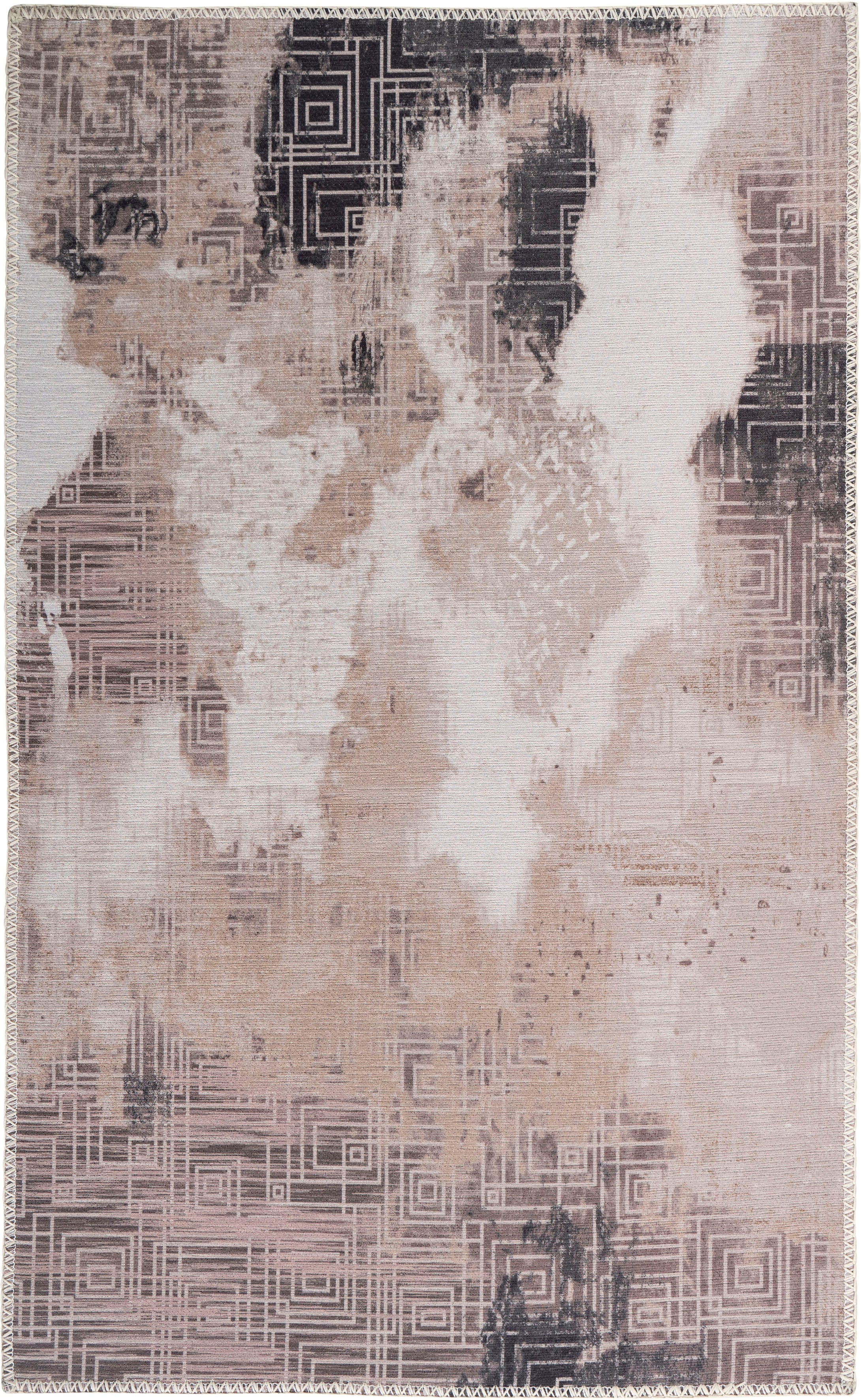 Teppich ARTE ESPINA "Prayer 500", beige (creme), B:160cm H:5mm L:230cm, Polyester, Teppiche, Teppich creme B : 160cm 1 Stk., 5mm, L: 230cm