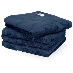 Tchibo - Schöner WOHNEN-Kollektion 4 Handtücher »Cuddly« - blau