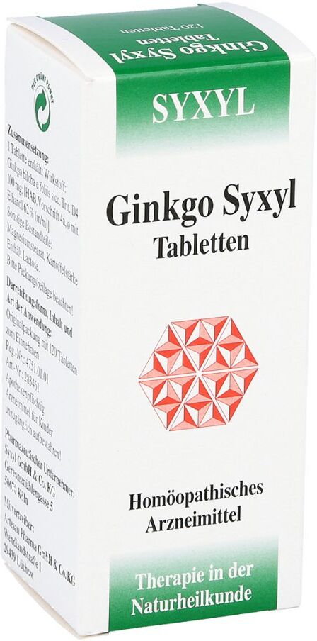 Ginkgo Syxyl Tabletten